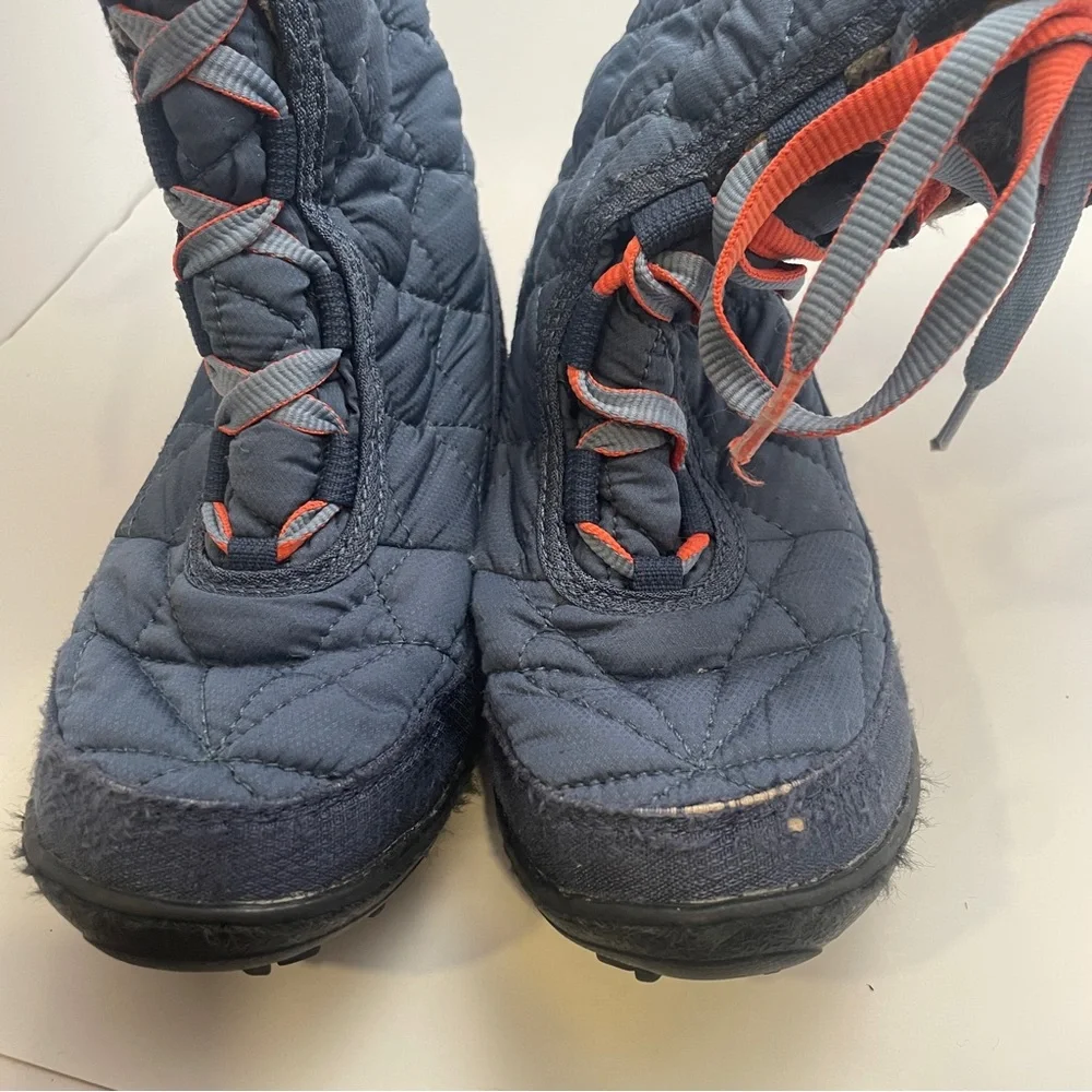 Columbia Minx Mid II Omni-Heat‎ Blue Lace Up Snow Boots Girls Size 2